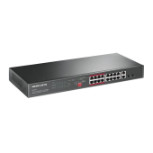 TP-LINK Przełącznik MS118CP 16-Port 10/100M + 2-Port G Rack Sw16PoE  - MS118CP - Zdjęcie 2