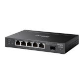 TP-LINK Przełącznik SG2206MP Omada, 6 portów gigabitowych w tym 4 porty PoE+  - SG2206MP - Zdjęcie 3