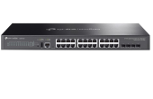 TP-LINK Przełącznik zarządzalny Omada 24-PortGb Stackable Lite L3 with 4 PORT: 24× Gigabit RJ45 Ports, 4× 10G SFP+ Slots, RJ45/USB Type C Console Port - SG5428X - Zdjęcie 1