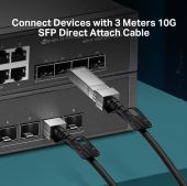 TP-LINK Przewód SM5220-3M Omada 3M Direct Attach SFP+ 10G  - SM5220-3M - Zdjęcie 4