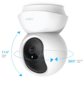 TP-LINK Kamera Pan/Tilt Home Security Wi-Fi               SPEC: 1080p, 2.4 GHz, Horizontal 360o - TC70 - Zdjęcie 2