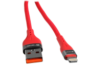 TRACER Kabel USB A - Lightning 1m Czerwony - TRAKBK47492 - Zdjęcie 3