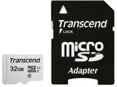 TRANSCEND Karta pamięci microSDHC 32G Class10 V30 95/20 MB/s + adapter - TS32GUSD300S-A - Zdjęcie 1