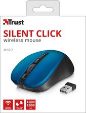 TRUST Mydo Silent Click bezprzewodowa mysz niebieska - 21870 - Zdjęcie 6