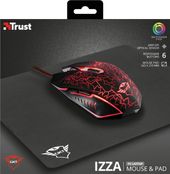 TRUST Mysz gamingowa i podkładka GXT 783 IZZA - 22736 - Zdjęcie 1