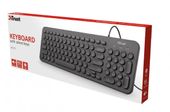 TRUST Klawiatura przewodowa Muto Silent czarna - 23090 - Zdjęcie 3