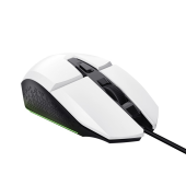 TRUST Mysz gamingowa GXT109P Felox biała - 25066 - Zdjęcie 4