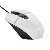 TRUST Mysz gamingowa GXT109P Felox biała - 25066 - Zdjęcie 5