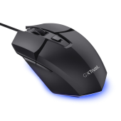 TRUST Mysz gamingowa GXT 121 FELOX+ podświetlana czarna  - 25603 - Zdjęcie 4