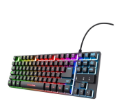 TRUST Podświetlana klawiatura gamingowa GTX 833 Thado TKL czarna  - 25886 - Zdjęcie 4