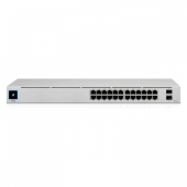UBIQUITI Przełącznik 24x1GbE PoE   USW-24-POE  - USW-24-POE - Zdjęcie 1