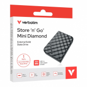 VERBATIM Dysk Mini Diamond SSD 1TB USB-C 32025  - 32025 - Zdjęcie 4