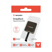 VERBATIM Dysk zewnętrzny SnapBack Magnetic SSD Mocha MagSave 512GB Apple ProRes 4K 60kl/s  - DQVE32060PLG - Zdjęcie 4