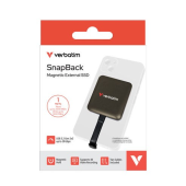 VERBATIM Dysk zewnętrzny SnapBack Magnetic SSD Mocha MagSave 1TB Apple ProRes 4K  - DQVE32061PLG - Zdjęcie 4