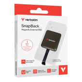 VERBATIM Dysk zewnętrzny SnapBack Magnetic SSD Mocha MagSave 1TB Apple ProRes 4K  - DQVE32061PLG - Zdjęcie 5