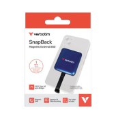 VERBATIM Dysk zewnętrzny SnapBack Magnetic SSD Blue MagSave 1TB Apple ProRes 4K 60kl/s  - DQVE32075PLG - Zdjęcie 4