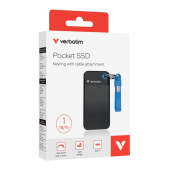 VERBATIM Dysk SSD Pocket 1000GB M.2 1TB 1000Mb/s  32191  - DQVE32191PLG - Zdjęcie 4