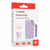 VERBATIM Pocket Dysk SSD 1TB M.2 1000MB/s USB-C 32322 - DQVE32322PLG - Zdjęcie 2