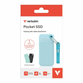 VERBATIM Pocket Dysk SSD 1TB M.2 1000MB/s USB-C 32324 - DQVE32324PLG - Zdjęcie 4