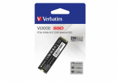 VERBATIM Dysk Vi3000 PCIe NVM M.2 SSD 256 GB 3100/1300MB/s  - DQVE49373PLG - Zdjęcie 3