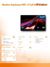 VERBATIM Monitor dotykowy PMT-17 Full HD Portable  - GMVE49593PLG - Zdjęcie 8