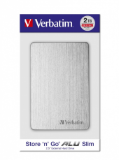 VERBATIM Store n Go ALU Slim 2TB USB 3.0 53666  - HDVE53666PLG - Zdjęcie 3