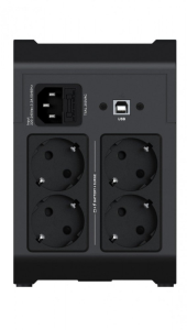 VERTIV Zasilacz awaryjny PowerUPS 200 Essential PSA6E-600IT-SCH 600VA 230V 4SCH - PSA6E-600IT-SCH - Zdjęcie 3