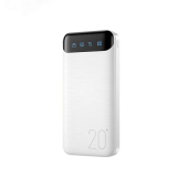 WEKOME Power bank 20000 mAh Super Charging 2xUSB-A LED Biały - WK-WP-163_WHITE - Zdjęcie 1