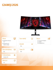 XIAOMI Monitor zakrzywiony Gaming G34WQi 2026 - 70851 - Zdjęcie 3