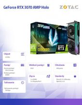 ZOTAC Karta graficzna GeForce RTX 3070 AMP Holo 8GB GDDR6 256bit 3DP/HDMI  - ZT-A30700F-10P - Zdjęcie 4