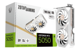 ZOTAC Karta graficzna GeForce RTX 5050 TWIN EDGE OC 8GB GDDR6 128bit 3DP/HDMI biała - ZT-B50500Q-10M - Zdjęcie 1