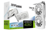 ZOTAC Karta graficzna GeForce RTX 4060 Twin Edge OC 8GB GDDR6 128bit biała - ZT-D40600Q-10M - Zdjęcie 1