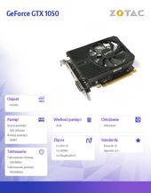 ZOTAC Karta graficzna GeForce GTX 1050 Ti 4GB GDDR5 128BIT DP/HDMI/DVI-D - ZT-P10510A-10L - Zdjęcie 4
