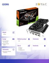 ZOTAC Karta graficzna GTX 1650 OC 4GB GDDR6 128bit HDMI/DP/DVI  - ZT-T16520F-10L - Zdjęcie 2
