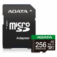 ADATA Karta microSD Speed Plus 256GB UHS1 U3 V30 A2 180/160 MB/s