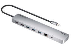 ATEN Stacja dokująca USB-C Multiport Dock with Power 