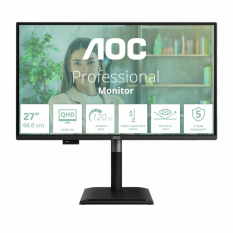 AOC Monitor Q27P4U 27 cali IPS 120 Hz HDMIx2 DP USB-C Pivot Głośniki