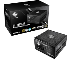 ASROCK Zasilacz SL-1000G 1000W 80PLUS GOLD modularny