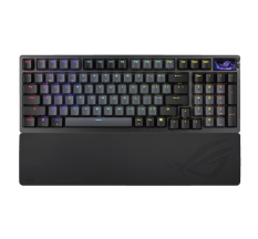 ASUS Klawiatura gamingowa ROG Azoth 96 M901 BT/RF/USB-C/OLED/Wrist/Black 