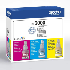 BROTHER Zestaw tuszy Multipack BT5000CMY 3x5k do DCP-T2xx/3xx/4xx/5xx/7xx/T9x0 