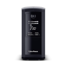 CYBERPOWER Zasilacz awaryjny VP700ELCD 700VA/390W, Symulowana fala sinusoidalna, AVR, USB, LCD, 4xSchuko