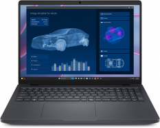 Laptop Dell Pro Max 16 MC16255 Win11Pro AMD Ryzen 340|16GB|256GB|FgrPr&SmtCd|FHD Cam&Mic|WLAN+BT|16.0 FHD+|4 Cell|100W/3Y ProSupport