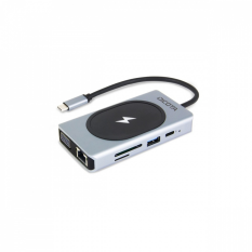 DICOTA Hub USB-C 10 w 1 Charging 4K PD 100W 
