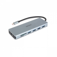 DICOTA Stacja dokująca USB-C 13 w 1 Dock 4K HDMI/DP PD 100W 