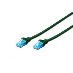 DIGITUS Patch cord U/UTP kat.5e PVC 2m Zielony 