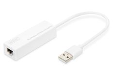 DIGITUS Karta sieciowa przewodowa USB 2.0 do Fast Ethernet 10/100Mbps