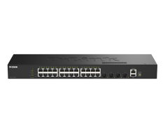 D-LINK Przełącznik Smart DGS-1530-28/E 24 porty GE + 4 porty 10G SFP+
