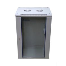 EXTRALINK Szafa rack 15U 600x450mm szara wisząca 