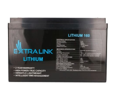 EXTRALINK Akumulator LiFePO4 160AH 12.8V BMS EX.30462 