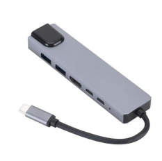 GEMBIRD Adapter USB-C Hub USB-C/A LAN HDMI
